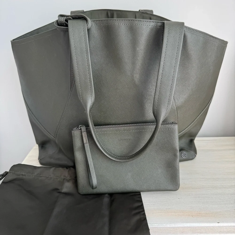 Lululemon Tote Bag with Matching Pouches